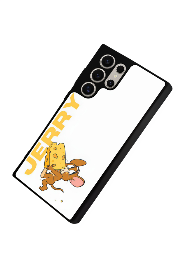 Samsung Galaxy S24 Ultra Uyumlu Tom And Jerry Tasarımlı Glossy Premium Kılıf