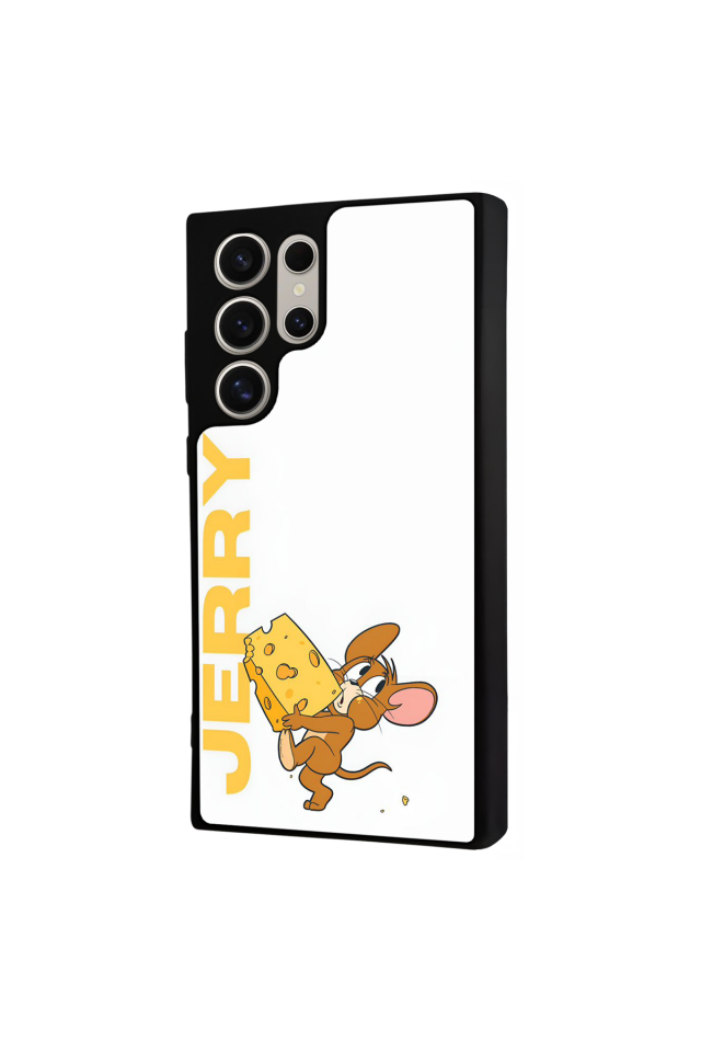 Samsung Galaxy S24 Ultra Uyumlu Tom And Jerry Tasarımlı Glossy Premium Kılıf