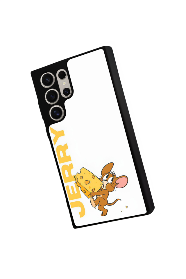 Samsung Galaxy S24 Ultra Uyumlu Tom And Jerry Tasarımlı Glossy Premium Kılıf