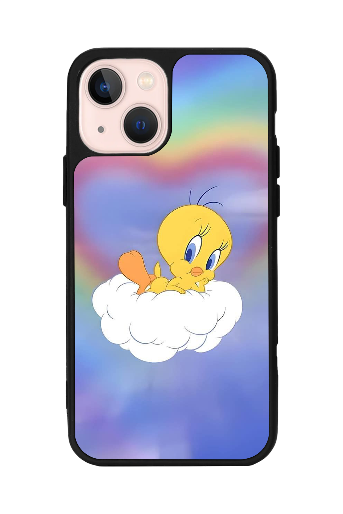 iPhone 15 Uyumlu Tweety Tasarımlı Glossy Premium Kılıf