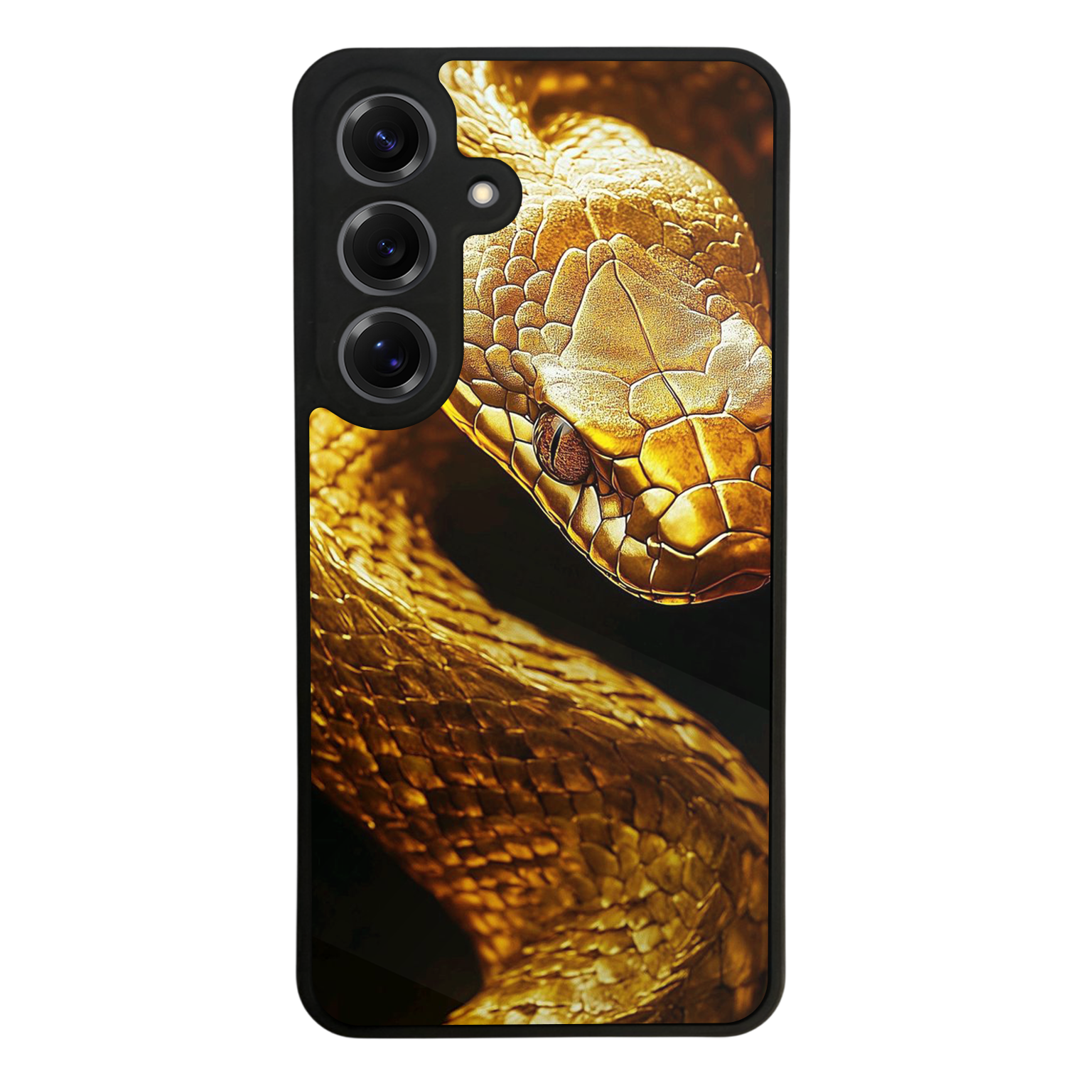 Samsung Galaxy S25 Uyumlu Yılan Tasarımlı Glossy Premium Kılıf