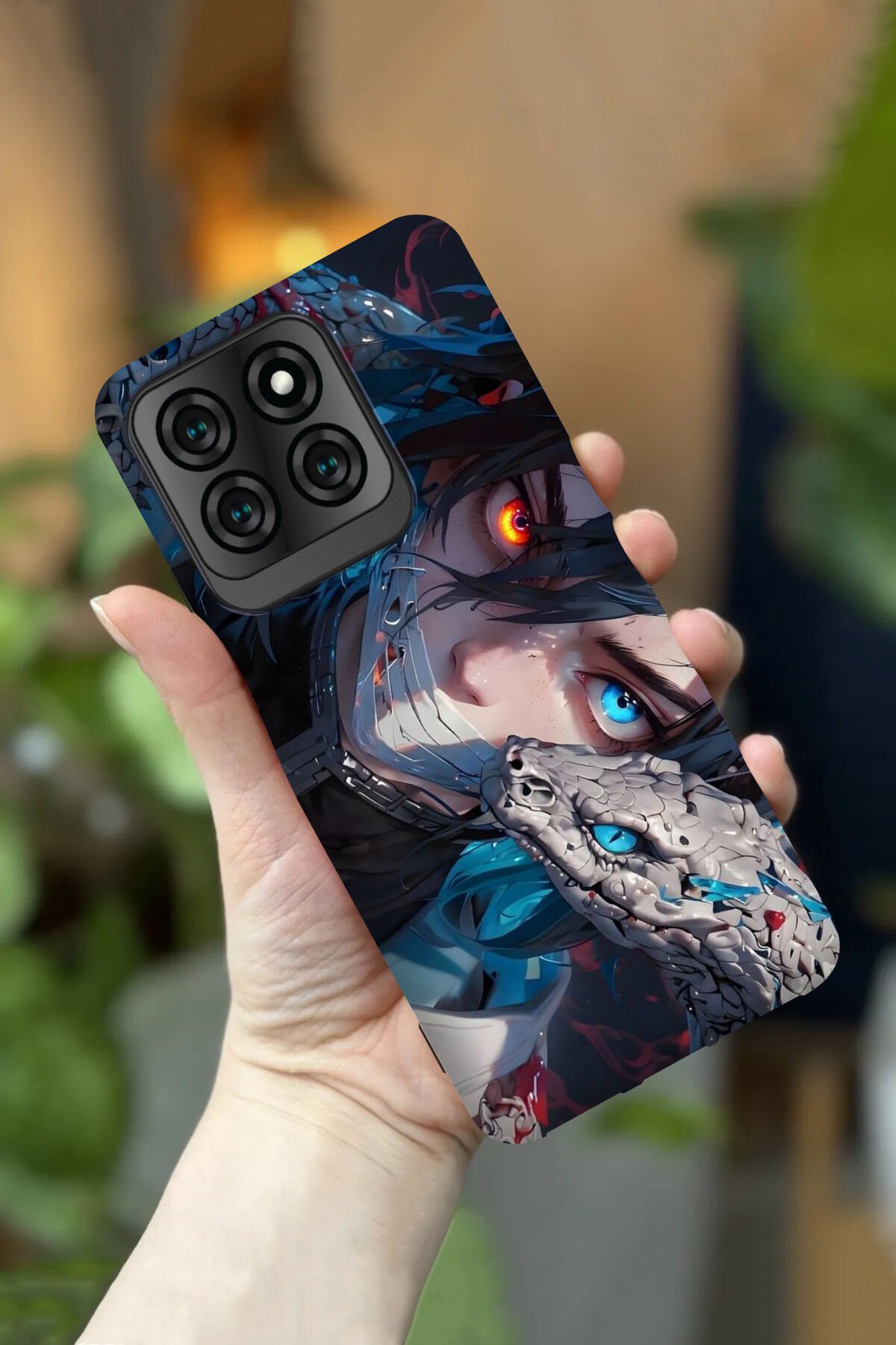 Reeder S71 Uyumlu Kamera Korumalı Anime Desenli HD Baskılı Silikon Kılıf