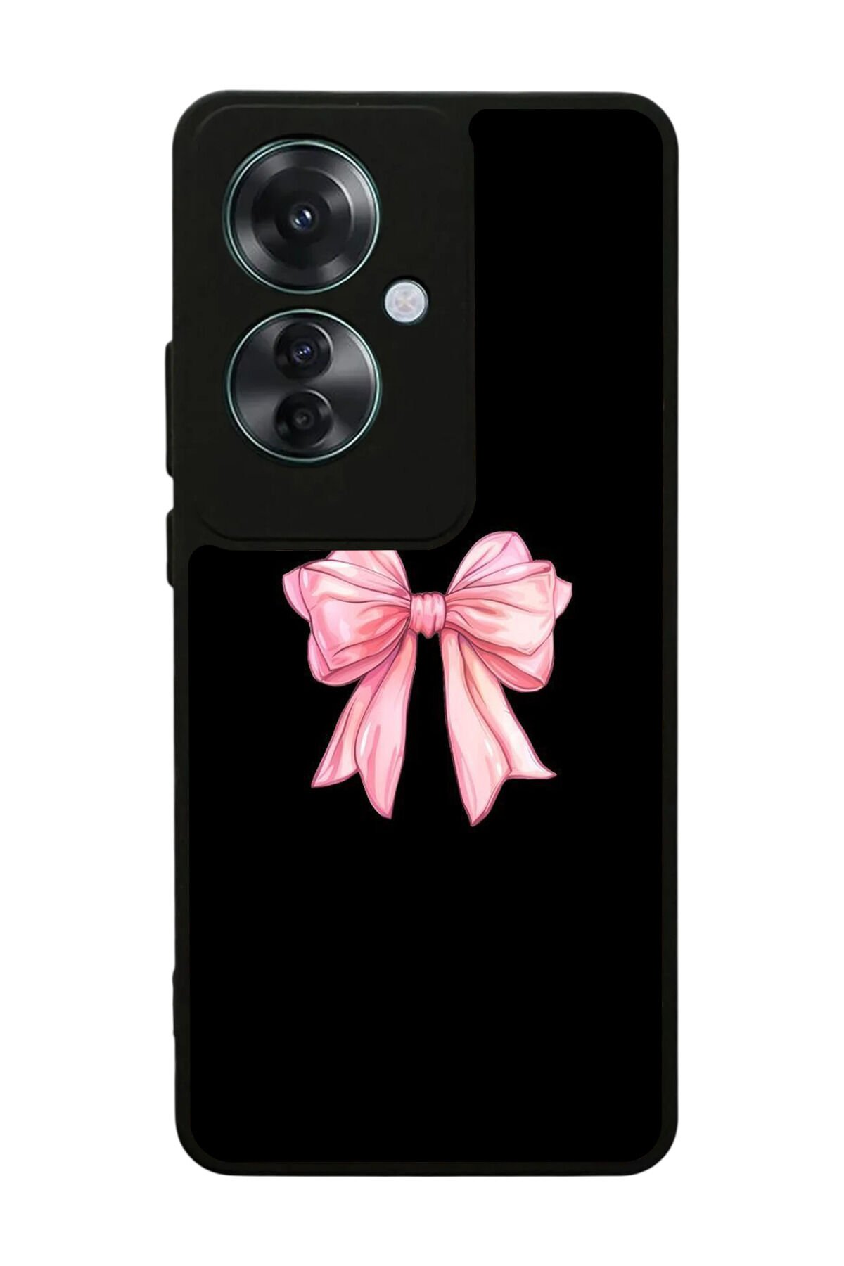 Oppo Reno 11F Uyumlu Kurdele Tasarımlı Glossy Premium Kılıf