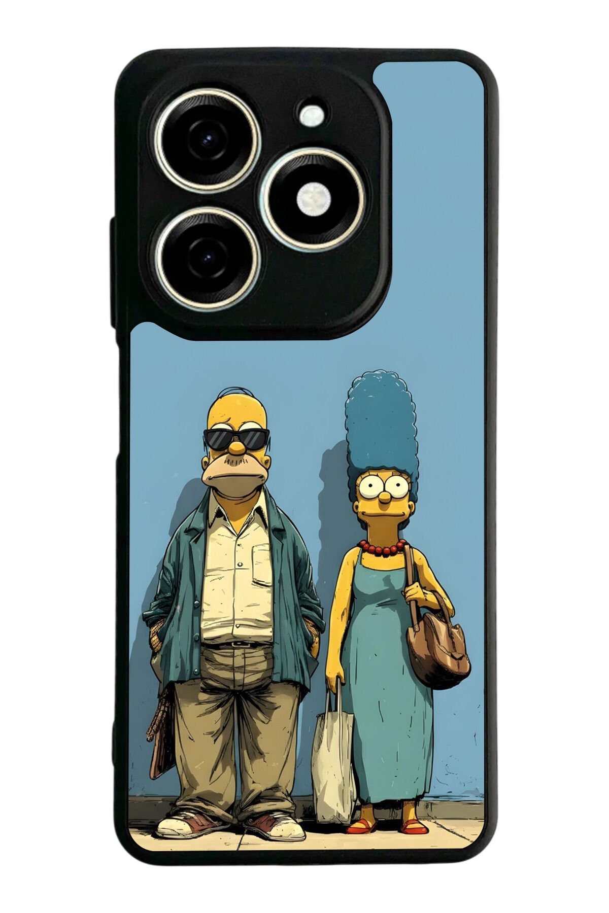Infınıx Smart 8 Pro Uyumlu The Simpsons Tasarımlı Glossy Premium Kılıf