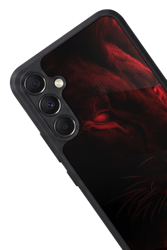Samsung Galaxy M34 Uyumlu Aslan Tasarımlı Glossy Premium Kılıf