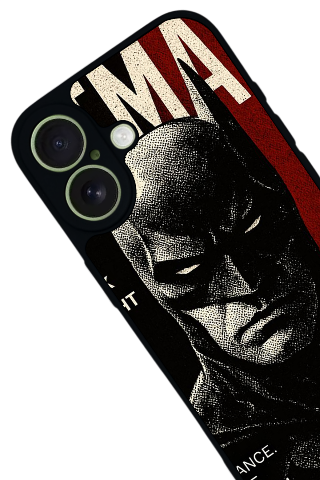iPhone 17 Uyumlu Batman Tasarımlı Glossy Premium Kılıf