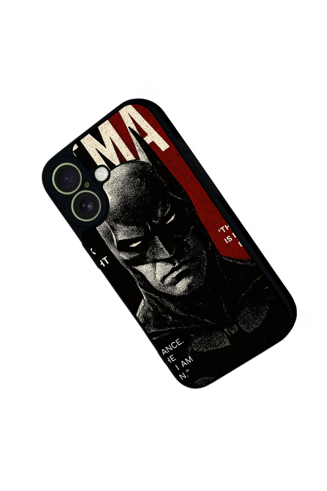 iPhone 17 Uyumlu Batman Tasarımlı Glossy Premium Kılıf