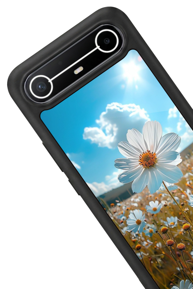 Tecno Spark Slim 5G Uyumlu Cicek Tasarımlı Glossy Premium Kılıf