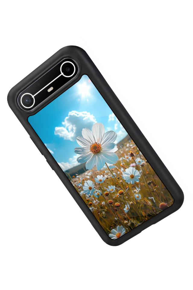 Tecno Spark Slim 5G Uyumlu Cicek Tasarımlı Glossy Premium Kılıf