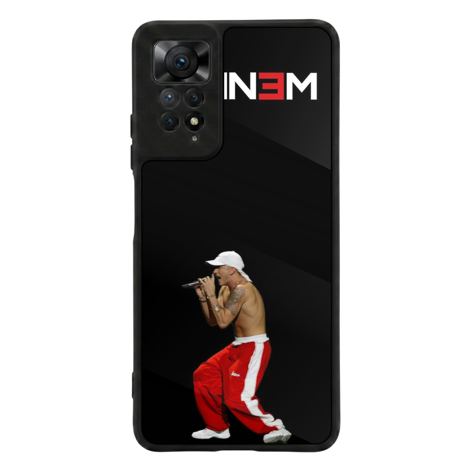 Xiaomi Redmi Note 12 Pro Uyumlu Eminem Tasarımlı Glossy Premium Kılıf