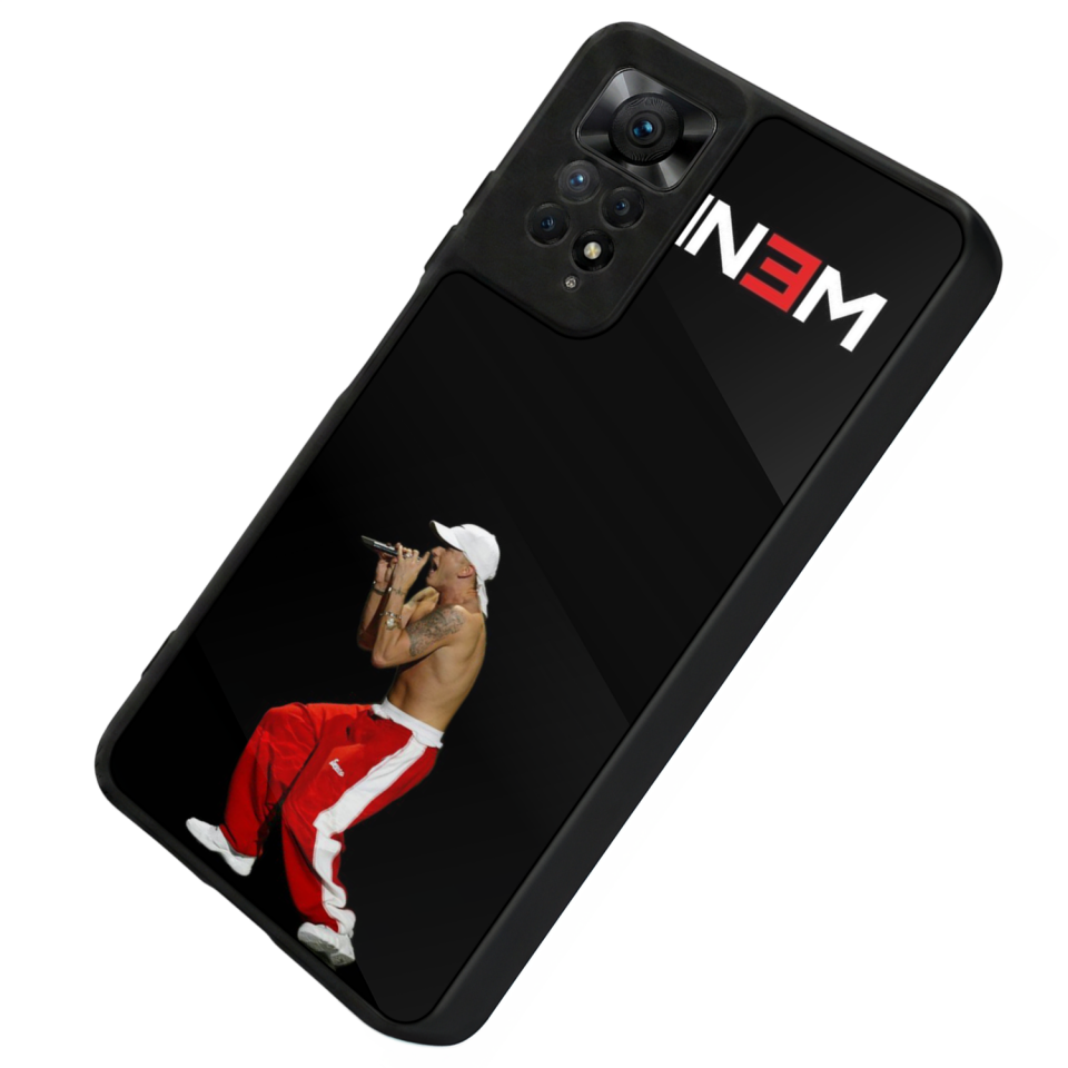 Xiaomi Redmi Note 12 Pro Uyumlu Eminem Tasarımlı Glossy Premium Kılıf