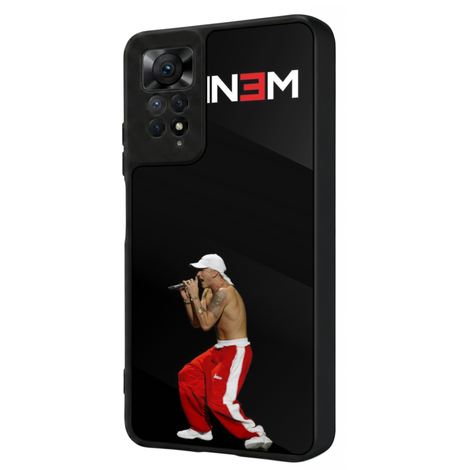 Xiaomi Redmi Note 12 Pro Uyumlu Eminem Tasarımlı Glossy Premium Kılıf
