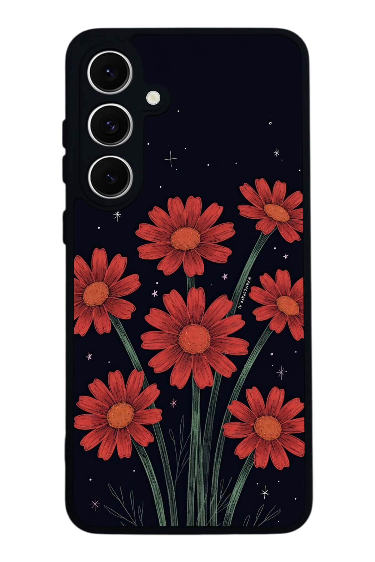 Samsung Galaxy S24 FE Uyumlu Floral Tasarımlı Glossy Premium Kılıf