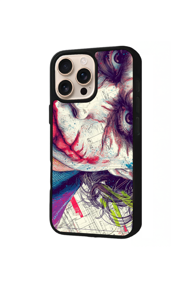 iPhone 15 Pro Max Uyumlu Joker Tasarımlı Glossy Premium Kılıf