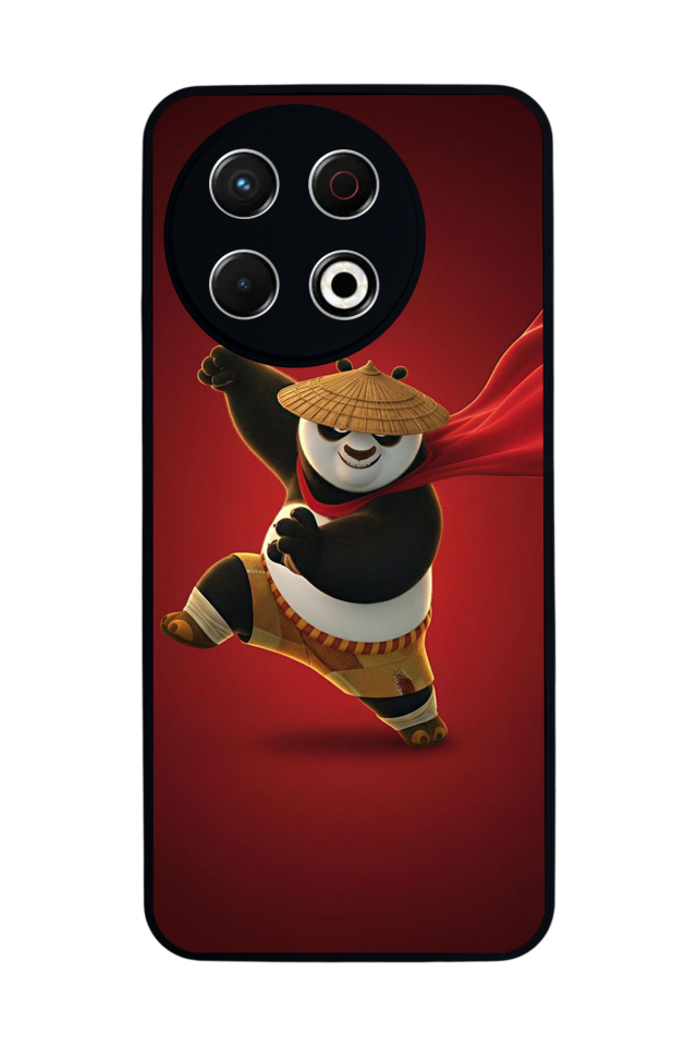 Tecno Spark 30 Pro Uyumlu Kung Fu Panda Tasarımlı Glossy Premium Kılıf