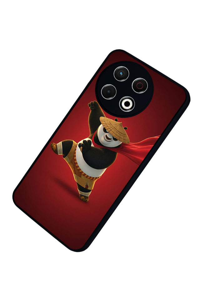 Tecno Spark 30 Pro Uyumlu Kung Fu Panda Tasarımlı Glossy Premium Kılıf