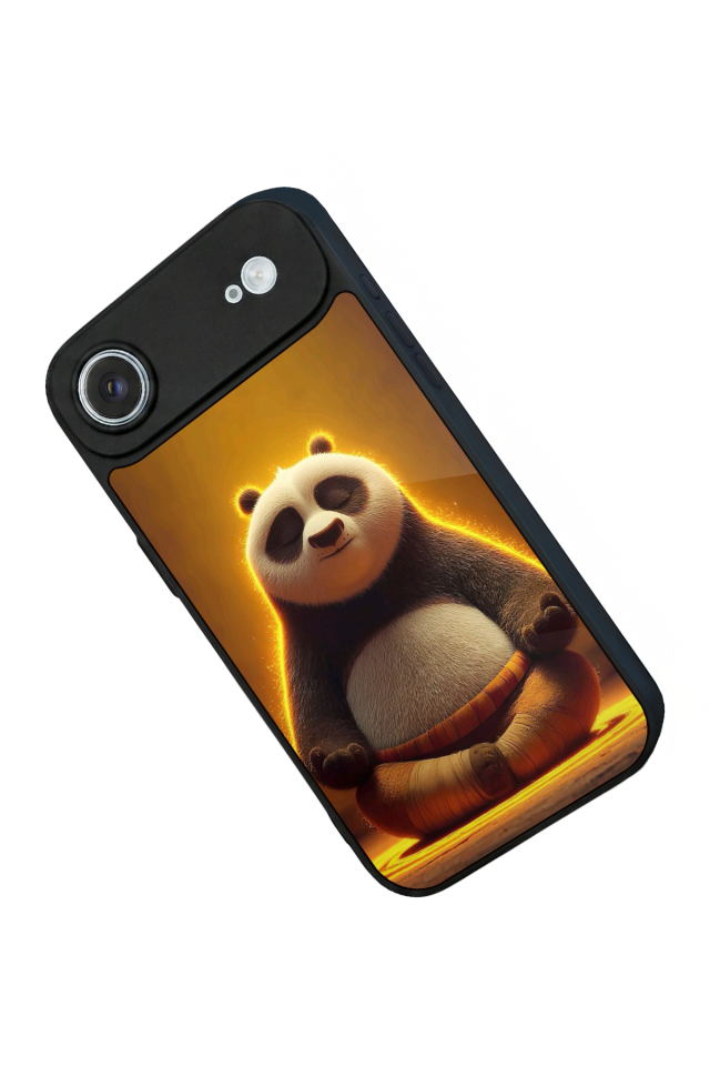 iPhone 17 Air Uyumlu Kung Fu Panda Tasarımlı Glossy Premium Kılıf