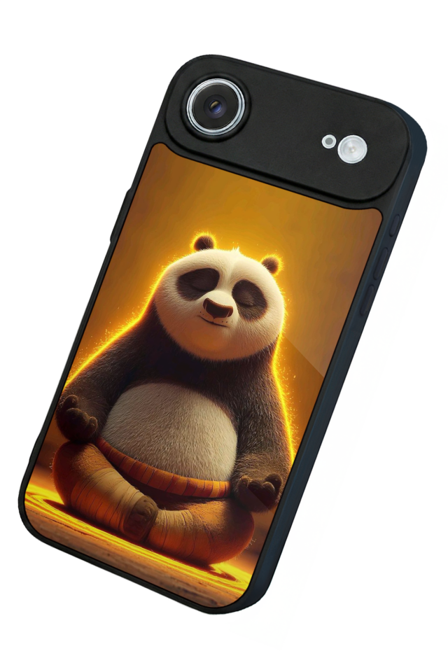 iPhone 17 Air Uyumlu Kung Fu Panda Tasarımlı Glossy Premium Kılıf
