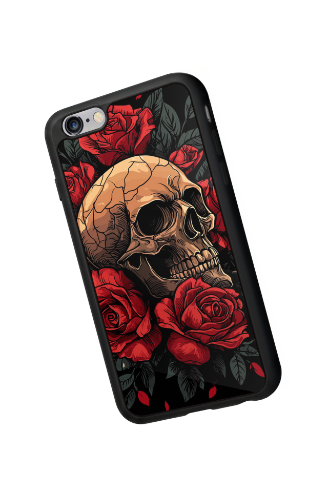 iPhone 6s Plus Uyumlu KuruKafa Tasarımlı Glossy Premium Kılıf
