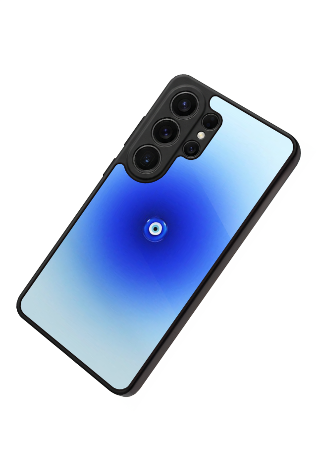 Samsung Galaxy S26 Ultra Uyumlu Nazar Tasarımlı Glossy Premium Kılıf