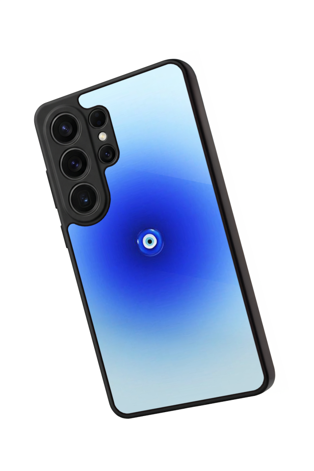 Samsung Galaxy S26 Ultra Uyumlu Nazar Tasarımlı Glossy Premium Kılıf