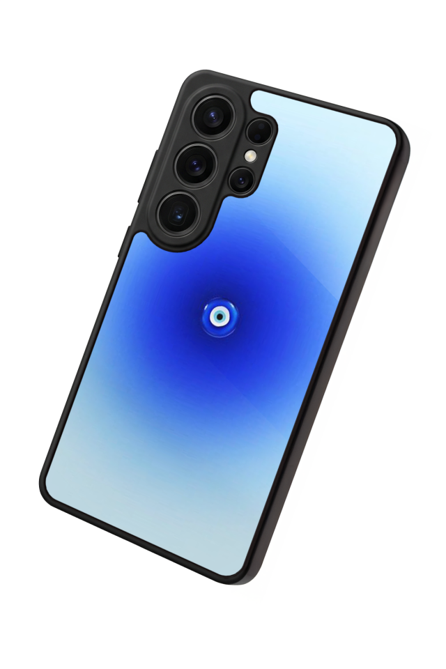 Samsung Galaxy S26 Ultra Uyumlu Nazar Tasarımlı Glossy Premium Kılıf