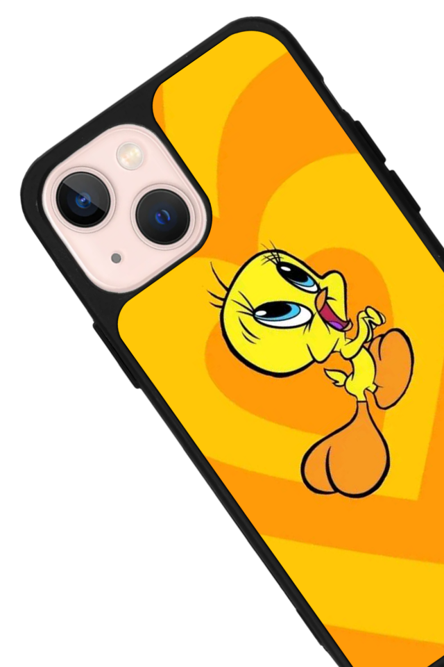 iPhone 15 Uyumlu Tweety Tasarımlı Glossy Premium Kılıf