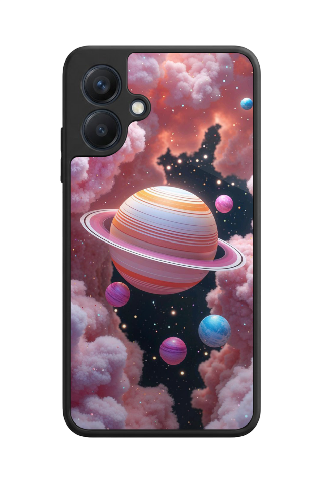 Samsung Galaxy A07 Uyumlu Uzay Tasarımlı Glossy Premium Kılıf
