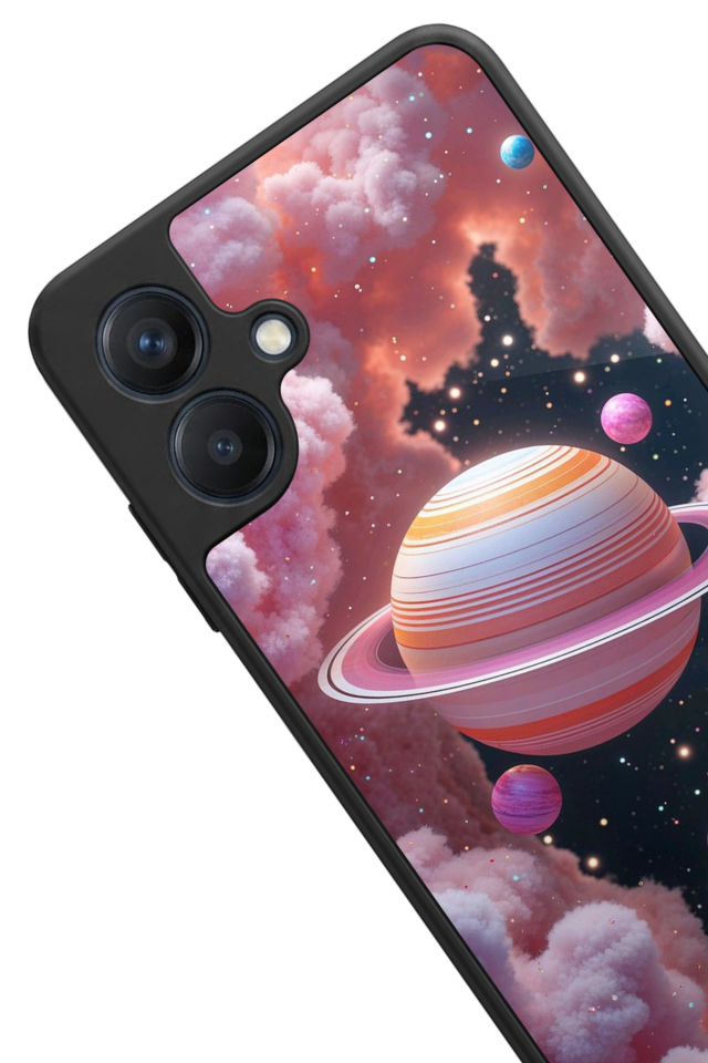 Samsung Galaxy A07 Uyumlu Uzay Tasarımlı Glossy Premium Kılıf