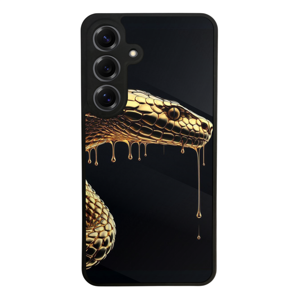 Samsung Galaxy S25 Uyumlu Yılan Tasarımlı Glossy Premium Kılıf