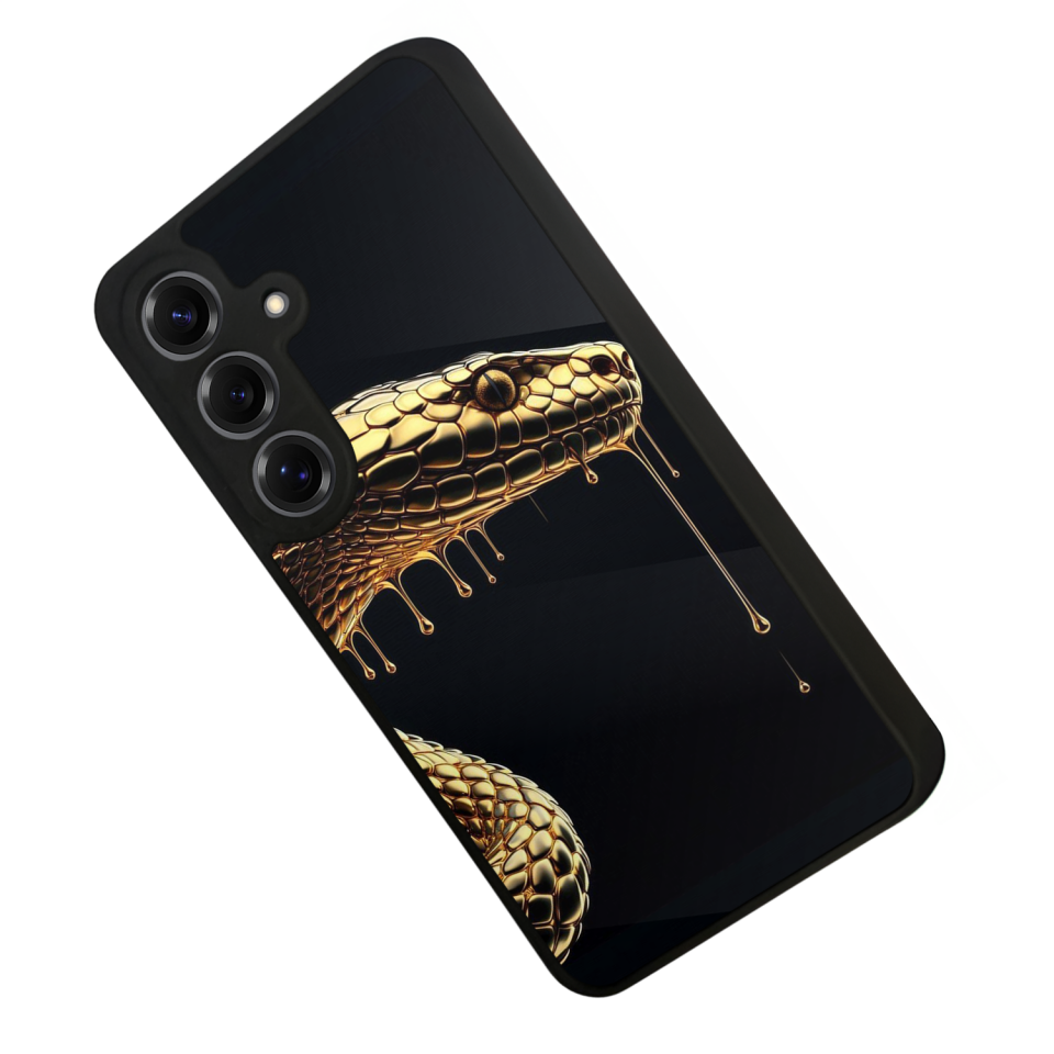 Samsung Galaxy S25 Uyumlu Yılan Tasarımlı Glossy Premium Kılıf