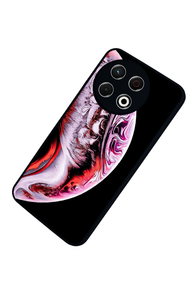 Tecno Spark 30 Pro Uyumlu Ay Tasarımlı Glossy Premium Kılıf