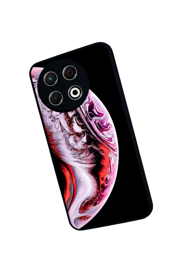 Tecno Spark 30 Pro Uyumlu Ay Tasarımlı Glossy Premium Kılıf