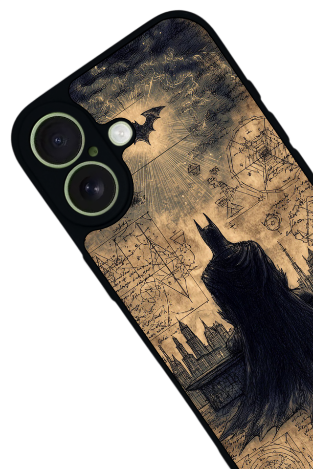 iPhone 17 Uyumlu Batman Tasarımlı Glossy Premium Kılıf