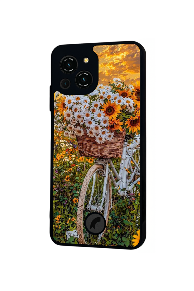 Reeder S23 Pro Max Uyumlu Cicek Tasarımlı Glossy Premium Kılıf