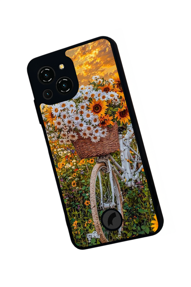 Reeder S23 Pro Max Uyumlu Cicek Tasarımlı Glossy Premium Kılıf