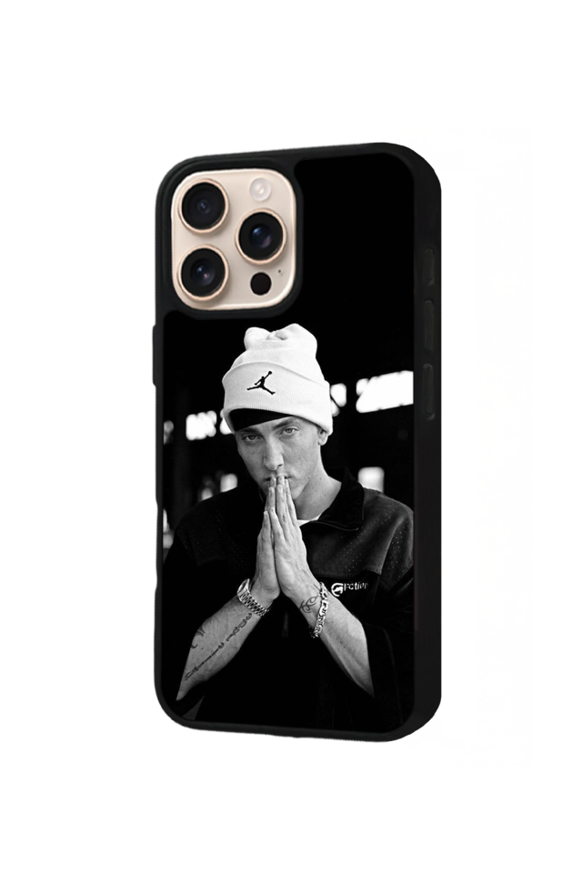 iPhone 14 Pro Uyumlu Eminem Tasarımlı Glossy Premium Kılıf