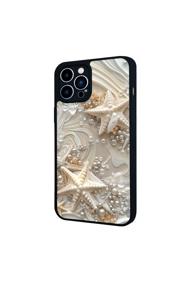 iPhone 13 Pro Max Uyumlu  İnci Tasarımlı Glossy Premium Kılıf