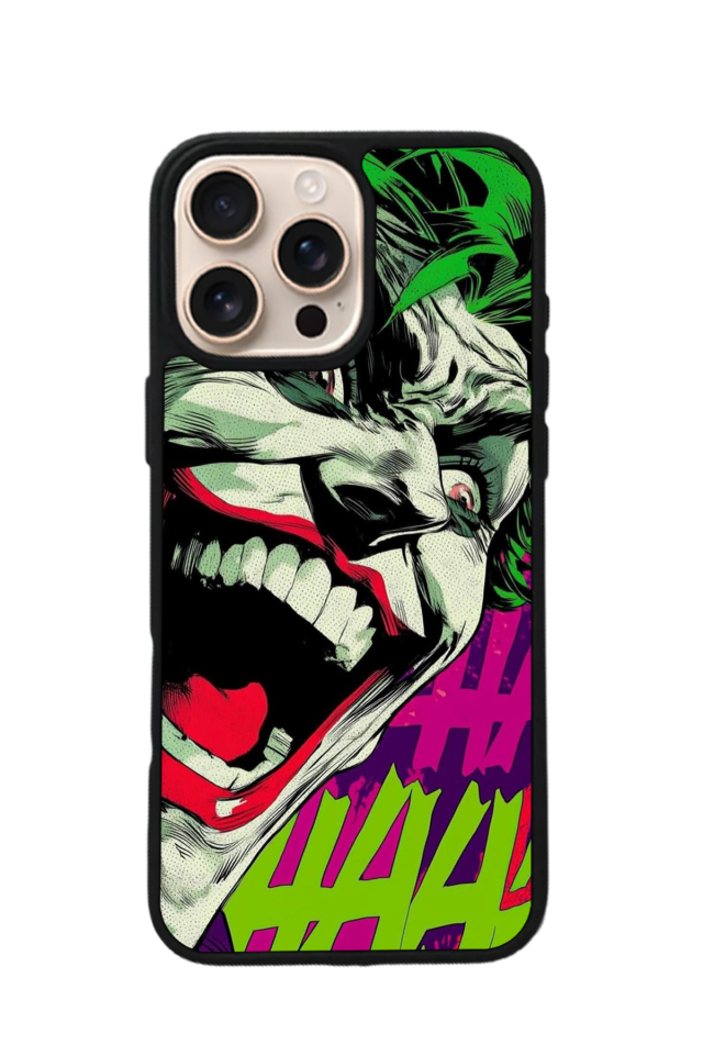 iPhone 15 Pro Max Uyumlu Joker Tasarımlı Glossy Premium Kılıf