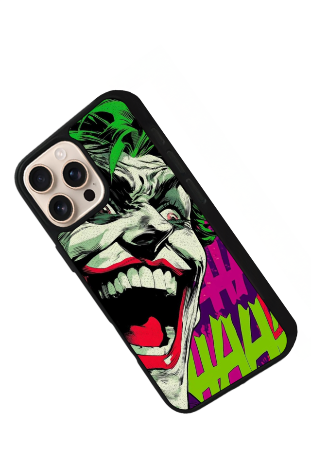 iPhone 15 Pro Max Uyumlu Joker Tasarımlı Glossy Premium Kılıf