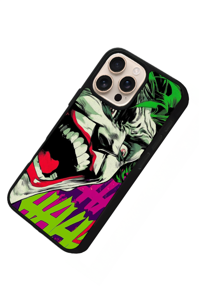iPhone 15 Pro Max Uyumlu Joker Tasarımlı Glossy Premium Kılıf