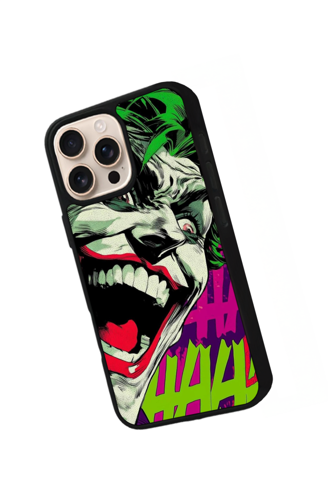 iPhone 15 Pro Max Uyumlu Joker Tasarımlı Glossy Premium Kılıf