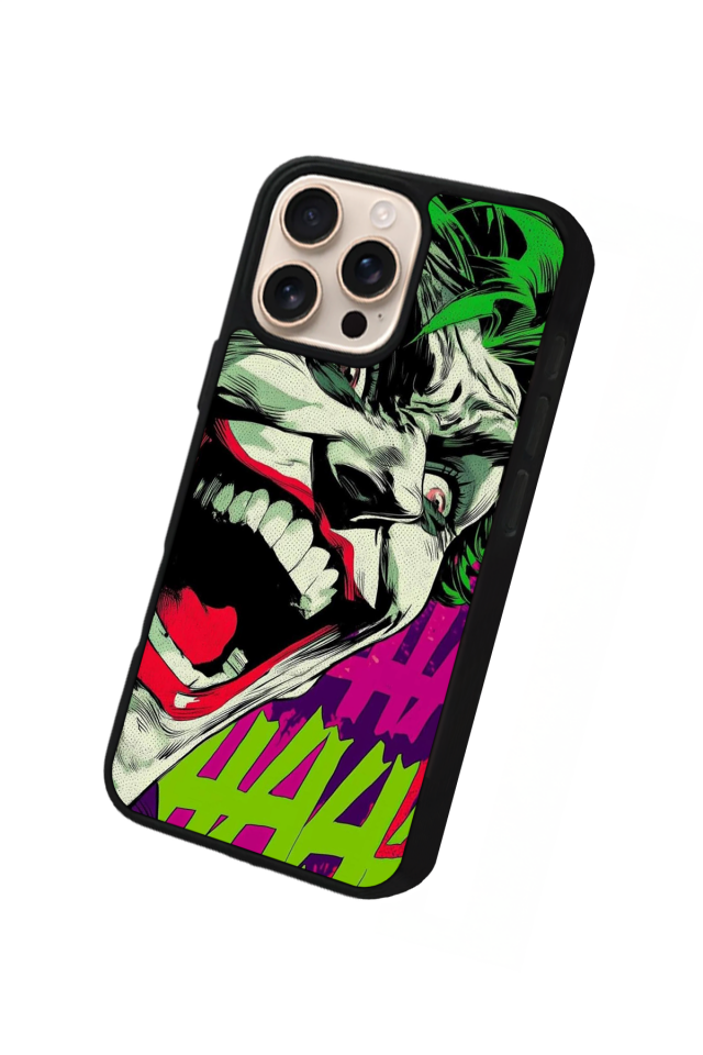 iPhone 15 Pro Max Uyumlu Joker Tasarımlı Glossy Premium Kılıf