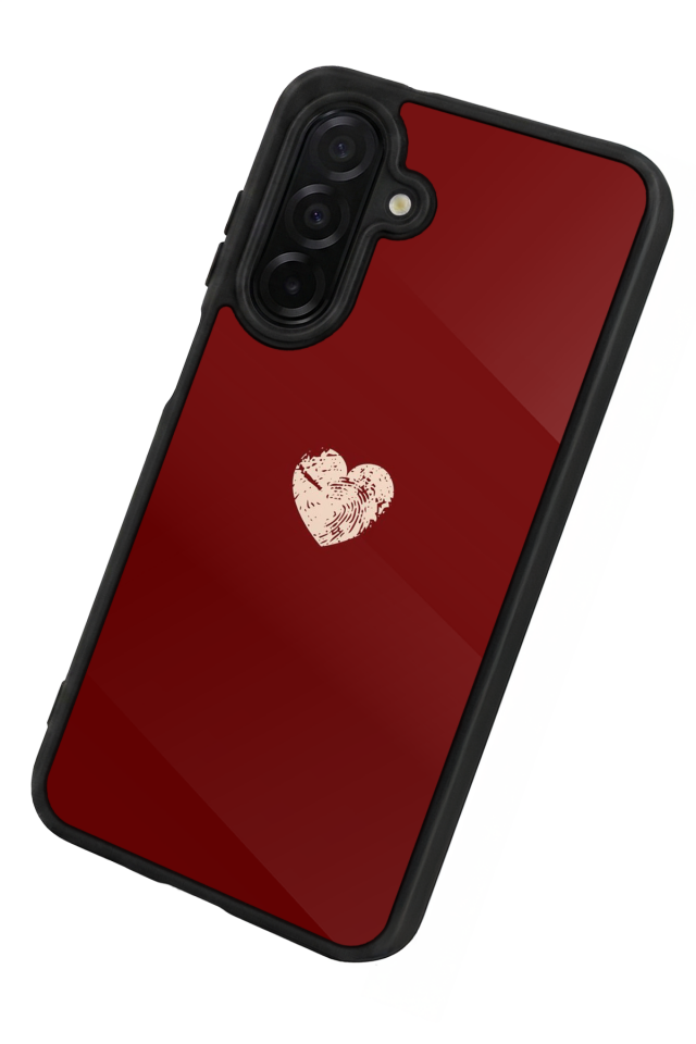 Samsung Galaxy A56 Uyumlu Kalp Love Tasarımlı Glossy Premium Kılıf