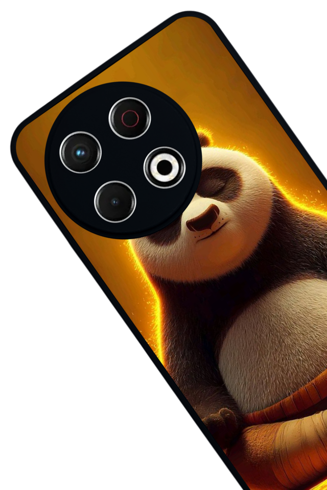 Tecno Spark 30 Pro Uyumlu Kung Fu Panda Tasarımlı Glossy Premium Kılıf