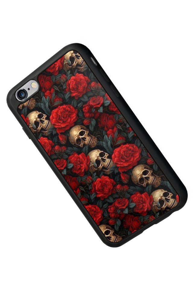 iPhone 6s Plus Uyumlu KuruKafa Tasarımlı Glossy Premium Kılıf