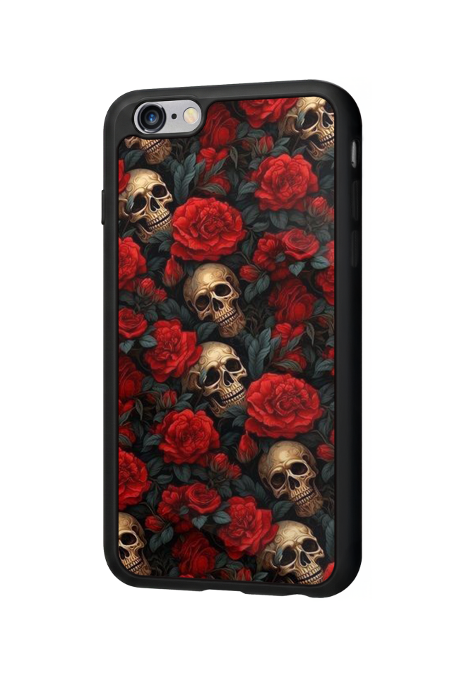 iPhone 6s Plus Uyumlu KuruKafa Tasarımlı Glossy Premium Kılıf