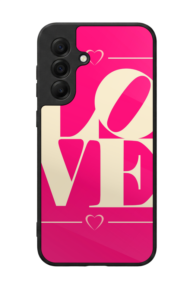 Samsung Galaxy A17 Uyumlu Love Tasarımlı Glossy Premium Kılıf