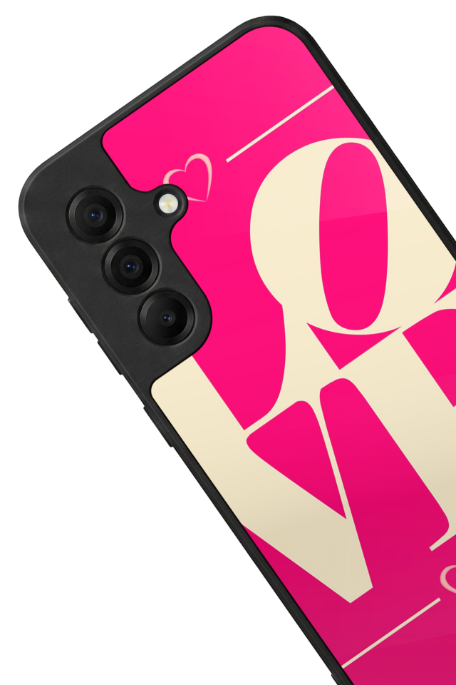 Samsung Galaxy A17 Uyumlu Love Tasarımlı Glossy Premium Kılıf