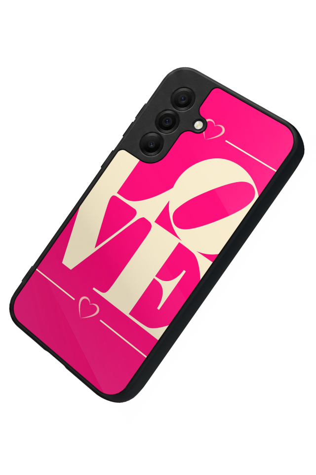 Samsung Galaxy A17 Uyumlu Love Tasarımlı Glossy Premium Kılıf